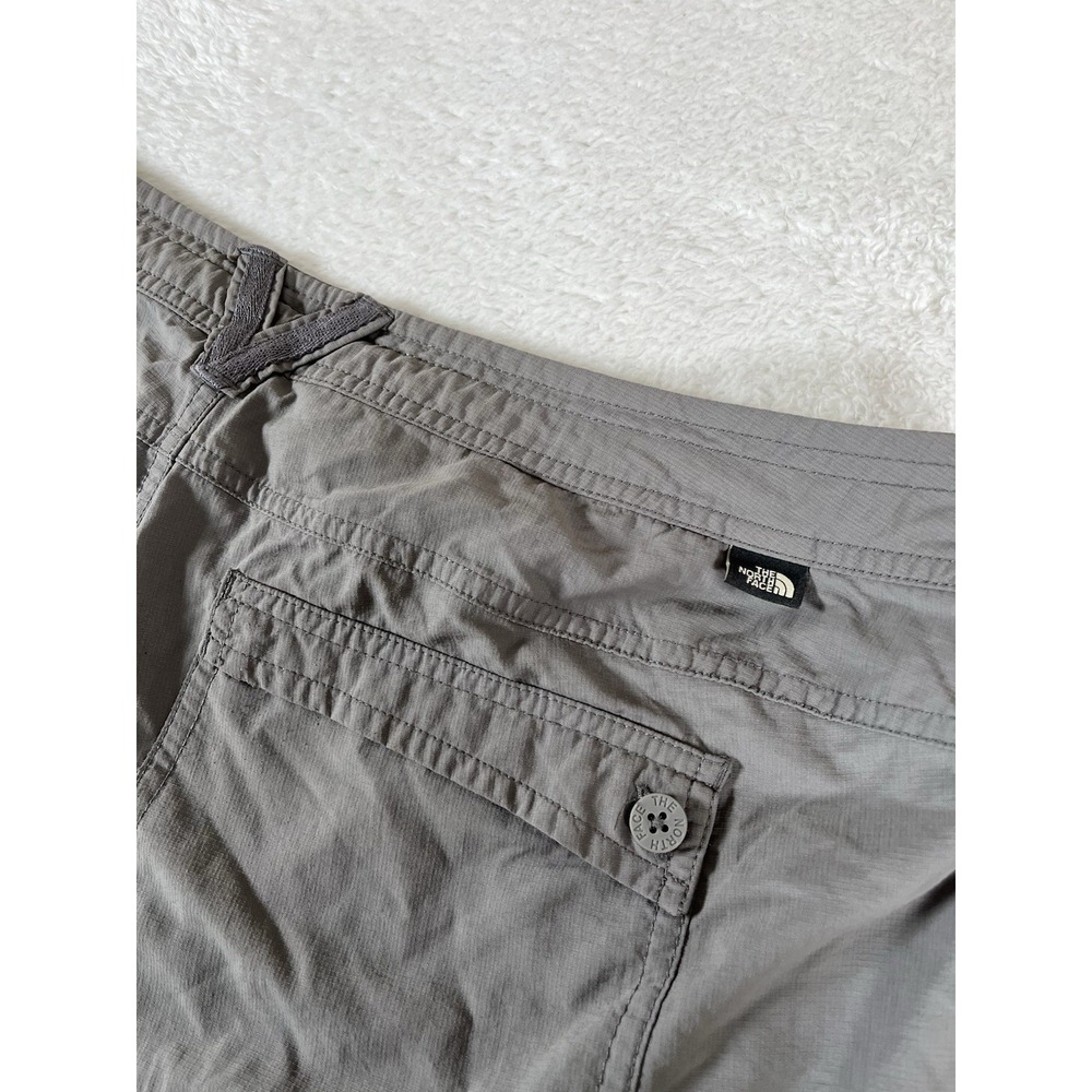 The North Face Gray Utility Pockets Hiking Camping Shorts Women's Sz 14 36x10 - Picture 5 of 10